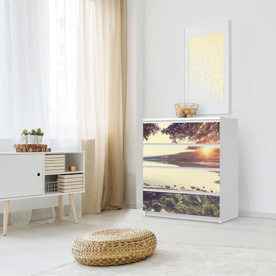 Folie für Möbel Seaside Dreams - IKEA Malm Kommode 4 Schubladen - Schlafzimmer