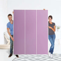 Folie für Möbel Flieder Light - IKEA Pax Schrank 201 cm Höhe - 3 Türen - Folie