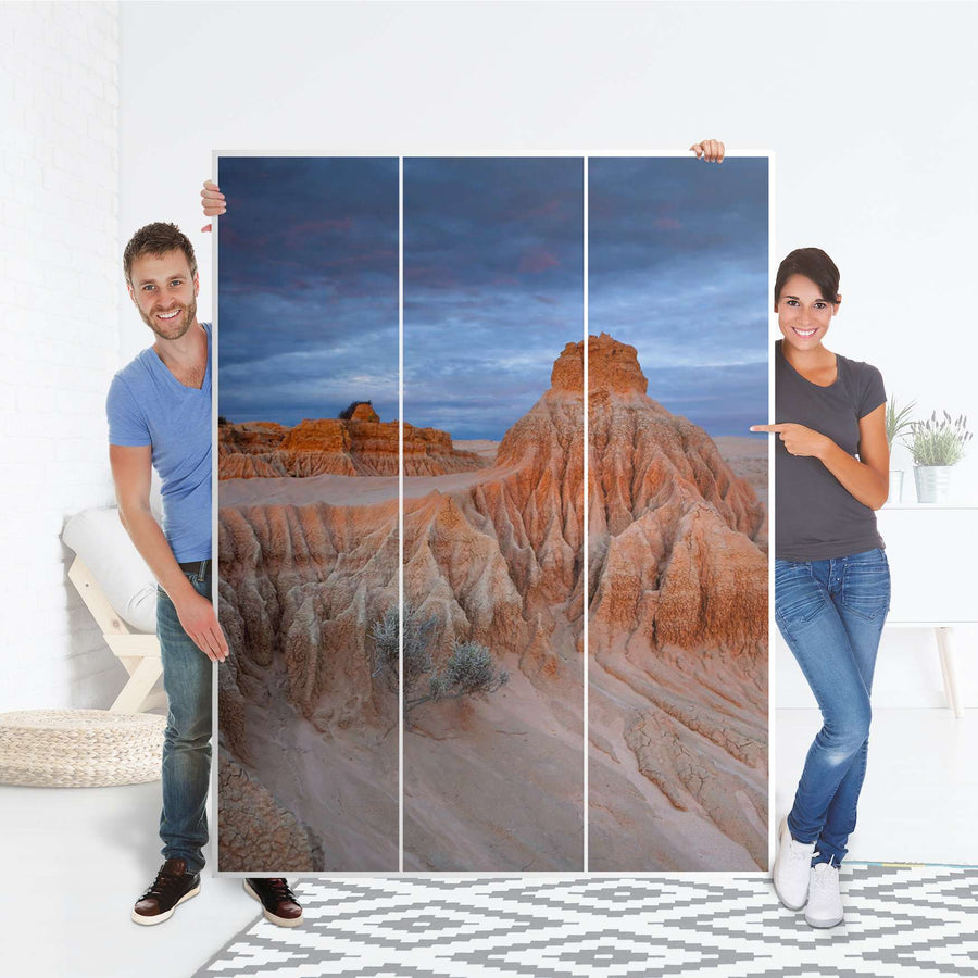 Folie für Möbel Outback Australia - IKEA Pax Schrank 201 cm Höhe - 3 Türen - Folie