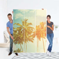 Folie für Möbel Sun Flair - IKEA Pax Schrank 201 cm Höhe - 3 Türen - Folie