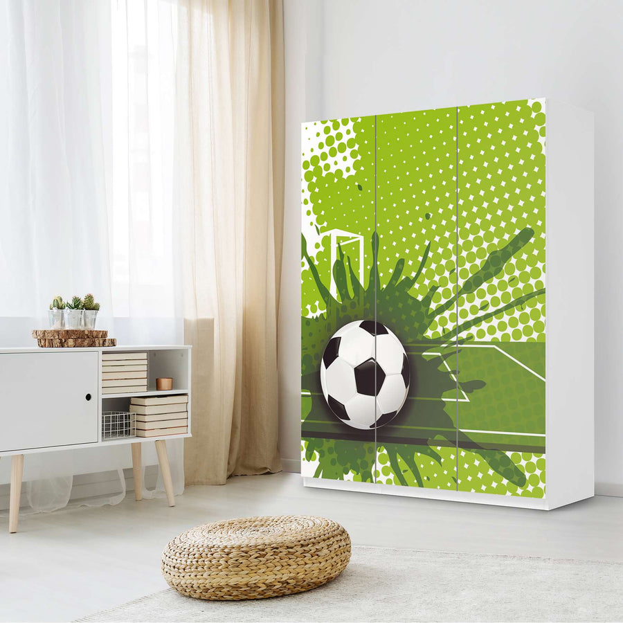 Folie für Möbel Goal - IKEA Pax Schrank 201 cm Höhe - 3 Türen - Kinderzimmer