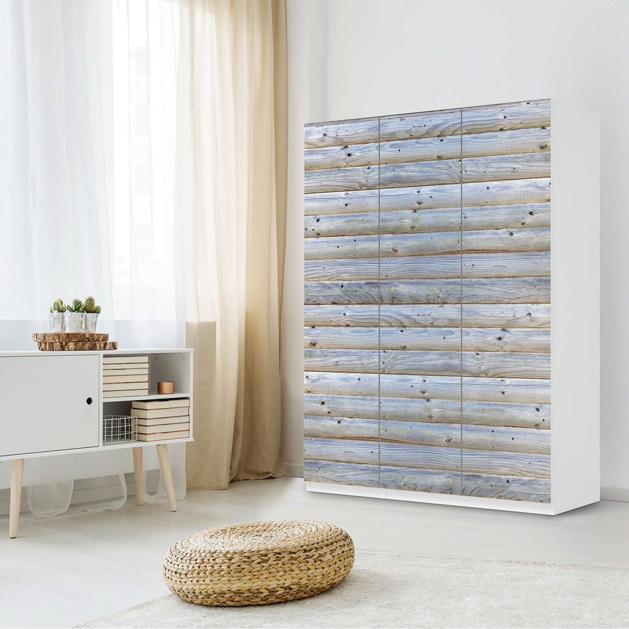 Folie für Möbel Greyhound - IKEA Pax Schrank 201 cm Höhe - 3 Türen - Schlafzimmer