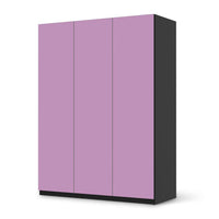 Folie für Möbel Flieder Light - IKEA Pax Schrank 201 cm Höhe - 3 Türen - schwarz
