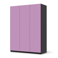 Folie für Möbel Flieder Light - IKEA Pax Schrank 201 cm Höhe - 3 Türen - schwarz