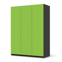 Folie für Möbel Hellgrün Dark - IKEA Pax Schrank 201 cm Höhe - 3 Türen - schwarz