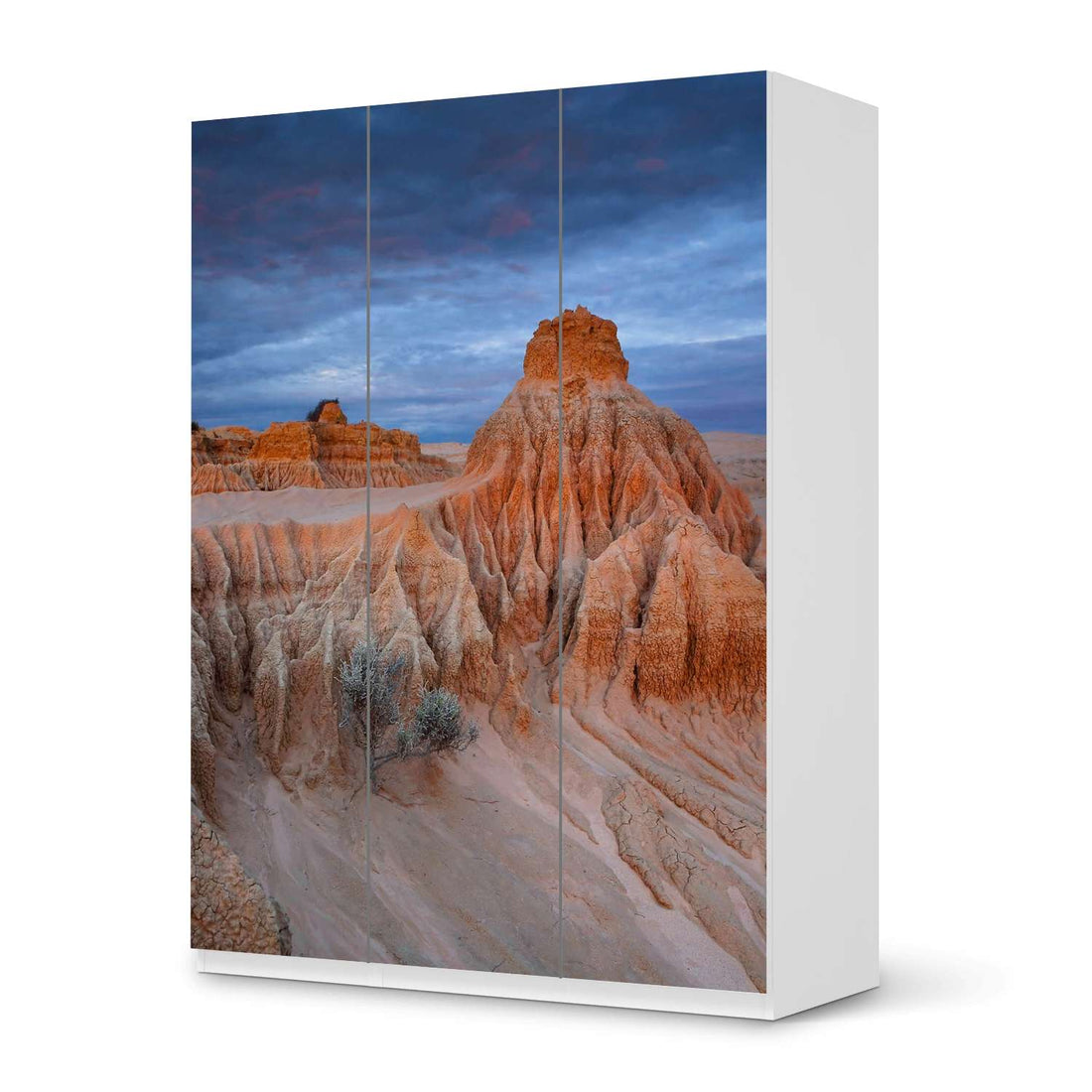 Folie für Möbel Outback Australia - IKEA Pax Schrank 201 cm Höhe - 3 Türen - weiss