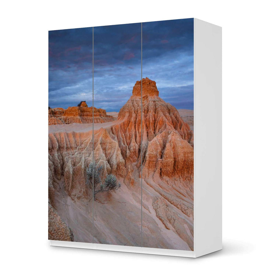 Folie für Möbel Outback Australia - IKEA Pax Schrank 201 cm Höhe - 3 Türen - weiss