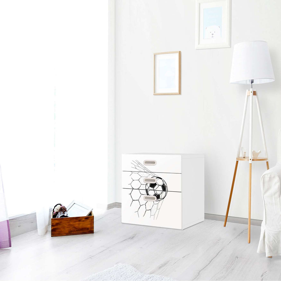 Folie für Möbel Eingenetzt - IKEA Stuva / Fritids Kommode - 3 Schubladen - Kinderzimmer