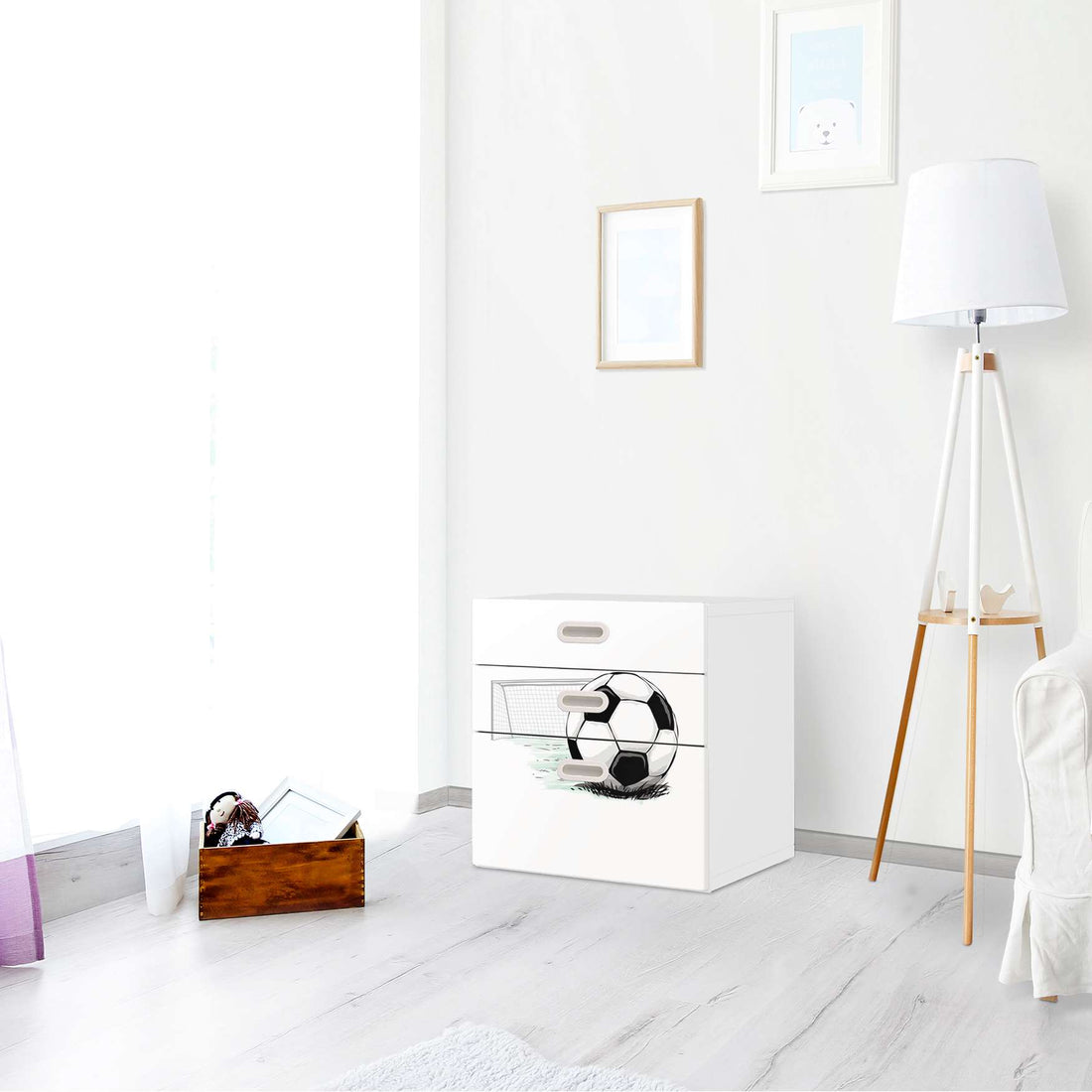 Folie für Möbel Freistoss - IKEA Stuva / Fritids Kommode - 3 Schubladen - Kinderzimmer