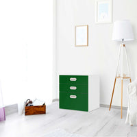 Folie für Möbel Grün Dark - IKEA Stuva / Fritids Kommode - 3 Schubladen - Kinderzimmer