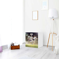 Folie für Möbel Soccer - IKEA Stuva / Fritids Kommode - 3 Schubladen - Kinderzimmer