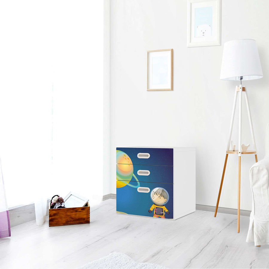Folie für Möbel Young Explorer - IKEA Stuva / Fritids Kommode - 3 Schubladen - Kinderzimmer