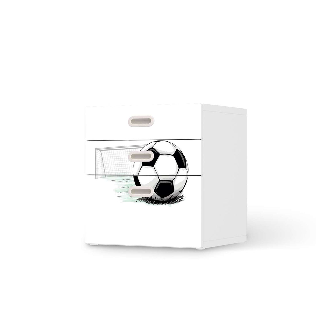 Folie für Möbel Freistoss - IKEA Stuva / Fritids Kommode - 3 Schubladen  - weiss