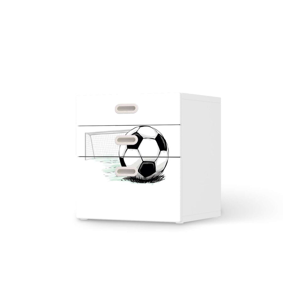 Folie für Möbel Freistoss - IKEA Stuva / Fritids Kommode - 3 Schubladen  - weiss