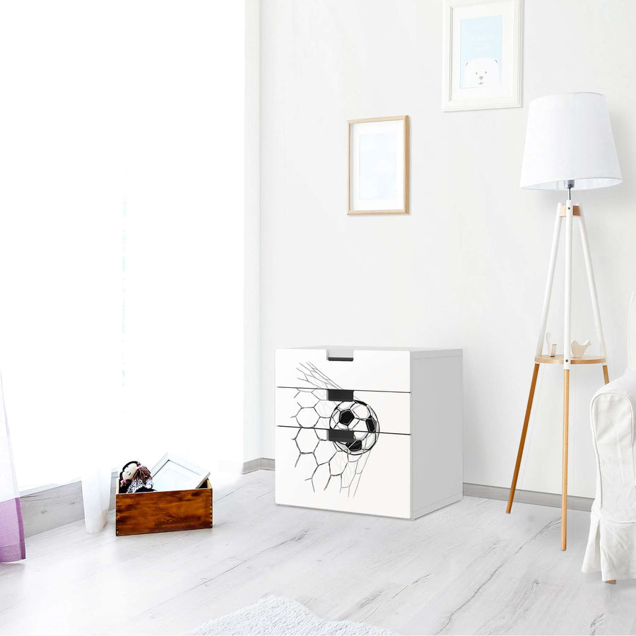 Folie für Möbel Eingenetzt - IKEA Stuva Kommode - 3 Schubladen (Kombination 1) - Kinderzimmer