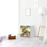 Folie für Möbel Eulenbaum - IKEA Stuva Kommode - 3 Schubladen (Kombination 1) - Kinderzimmer