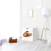 Folie für Möbel Fuchs - IKEA Stuva Kommode - 3 Schubladen (Kombination 1) - Kinderzimmer