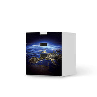 Folie für Möbel Earth View - IKEA Stuva Kommode - 3 Schubladen (Kombination 1)  - weiss