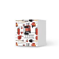 Folie für Möbel Firefighter - IKEA Stuva Kommode - 3 Schubladen (Kombination 1)  - weiss