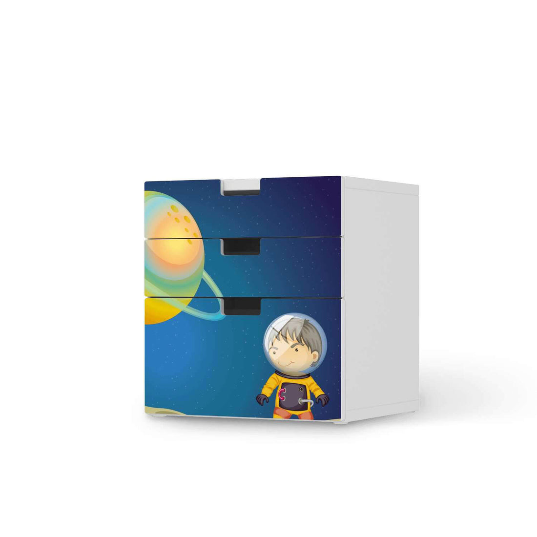 Folie für Möbel Young Explorer - IKEA Stuva Kommode - 3 Schubladen (Kombination 1)  - weiss
