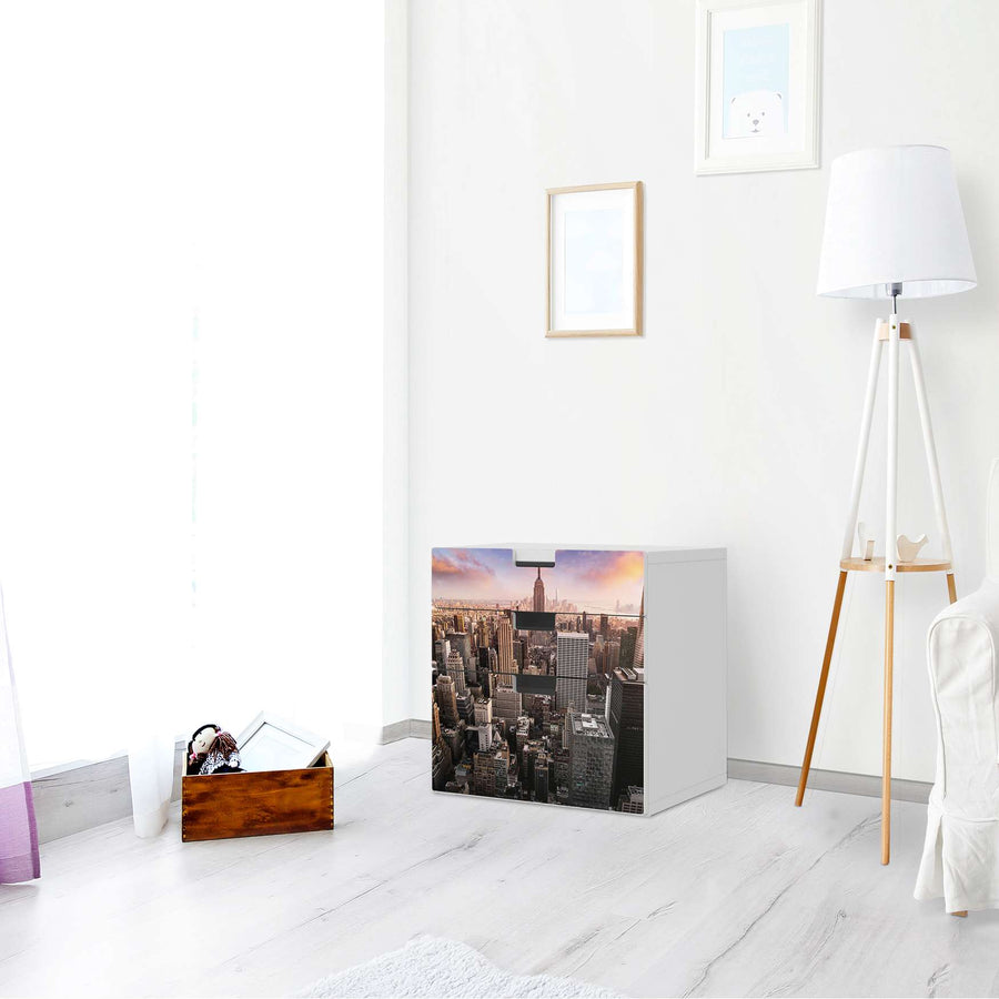 Folie für Möbel Big Apple - IKEA Stuva Kommode - 3 Schubladen (Kombination 1) - Wohnzimmer