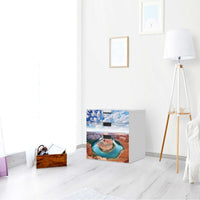 Folie für Möbel Grand Canyon - IKEA Stuva Kommode - 3 Schubladen (Kombination 1) - Wohnzimmer