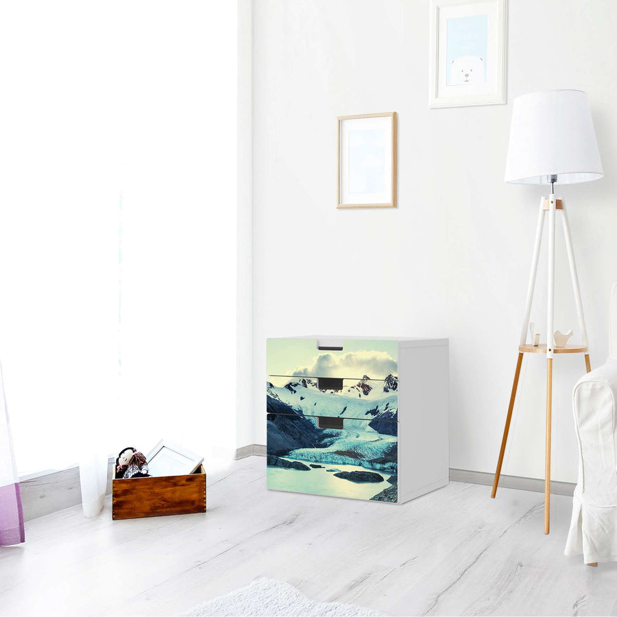 Folie für Möbel Patagonia - IKEA Stuva Kommode - 3 Schubladen (Kombination 1) - Wohnzimmer