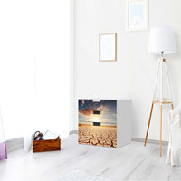 Folie für Möbel Savanne - IKEA Stuva Kommode - 3 Schubladen (Kombination 1) - Wohnzimmer