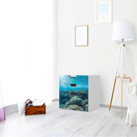 Folie für Möbel Underwater World - IKEA Stuva Kommode - 3 Schubladen (Kombination 1) - Wohnzimmer