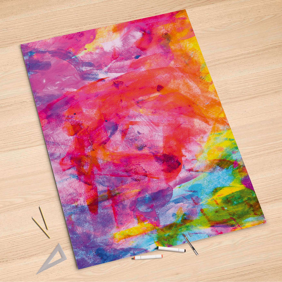 Folienbogen Abstract Watercolor - 100x150 cm