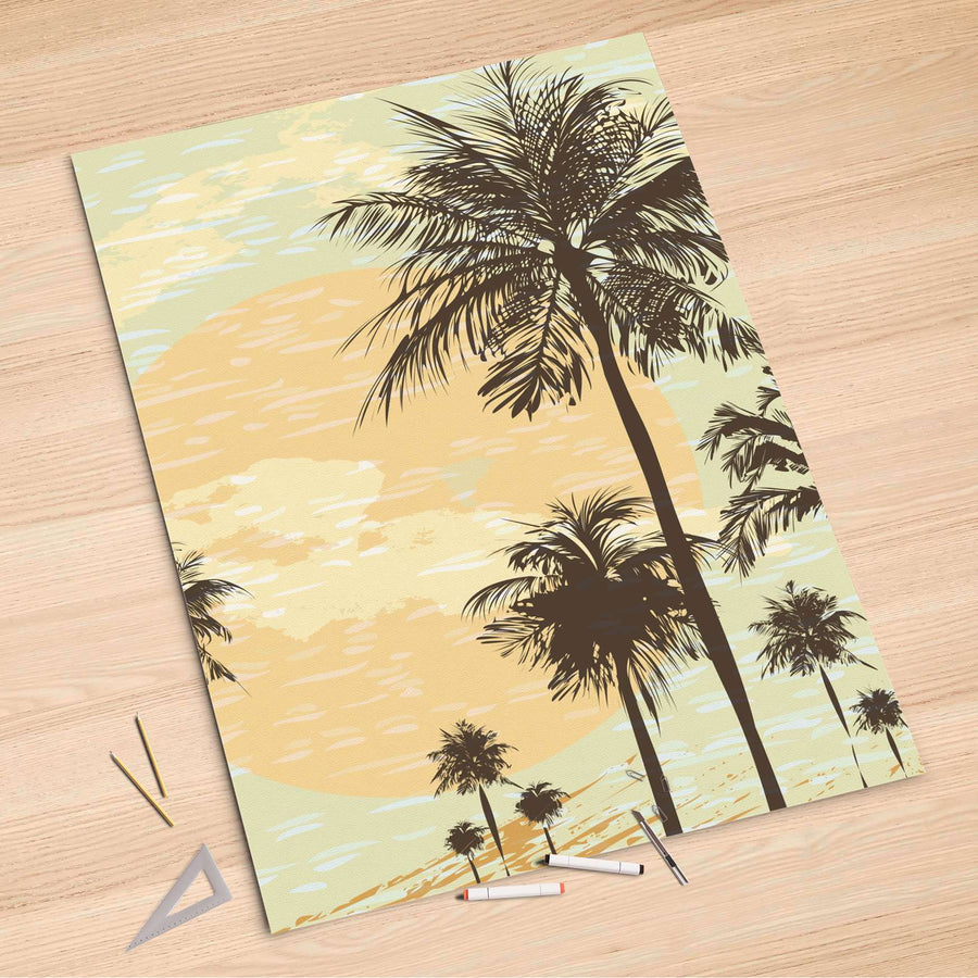Folienbogen Beach Palms - 100x150 cm