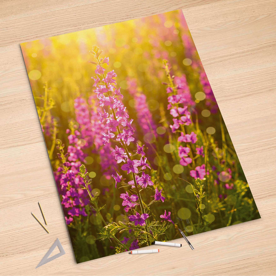 Folienbogen Flower Meadow - 100x150 cm