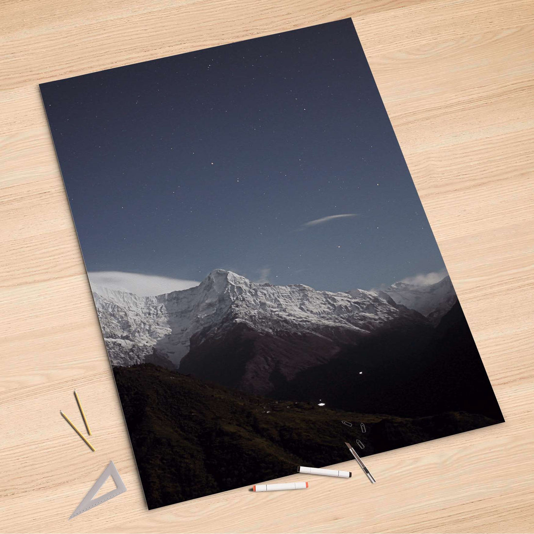 Folienbogen Mountain Sky - 100x150 cm