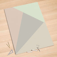 Folienbogen Pastell Geometrik - 100x150 cm