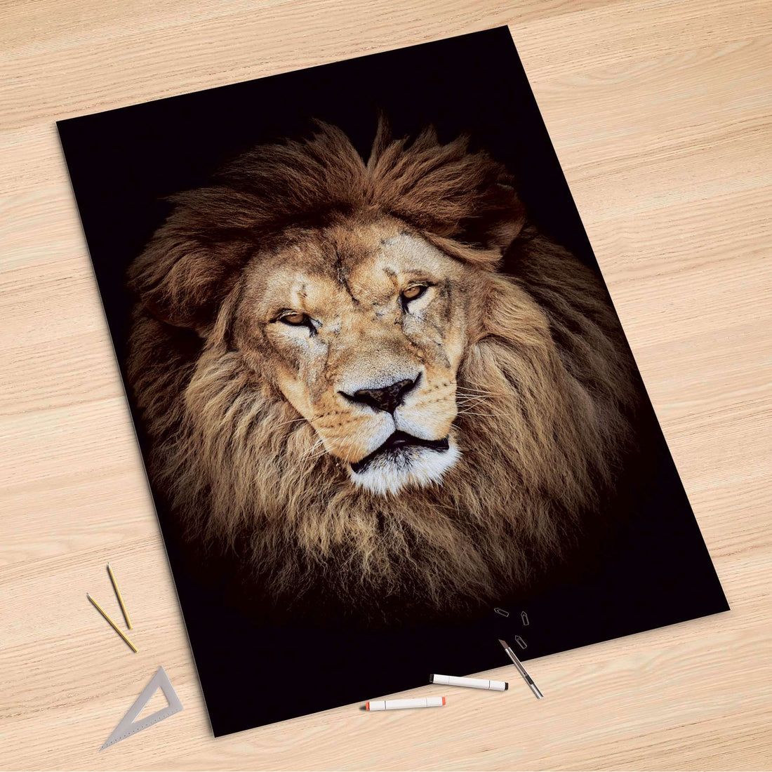 Folienbogen Wild Eyes - 100x150 cm