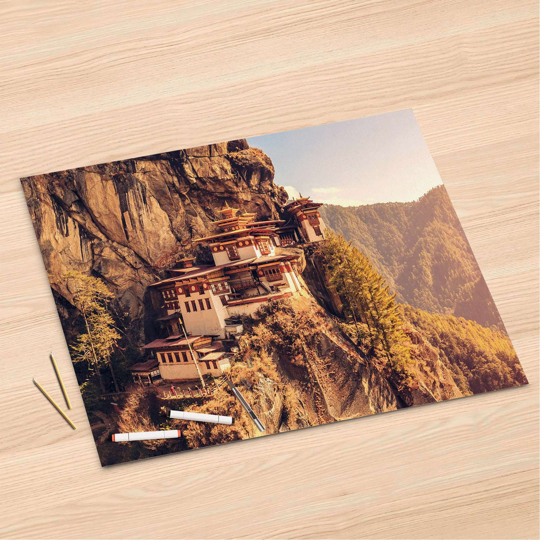 Folienbogen Bhutans Paradise - 120x80 cm