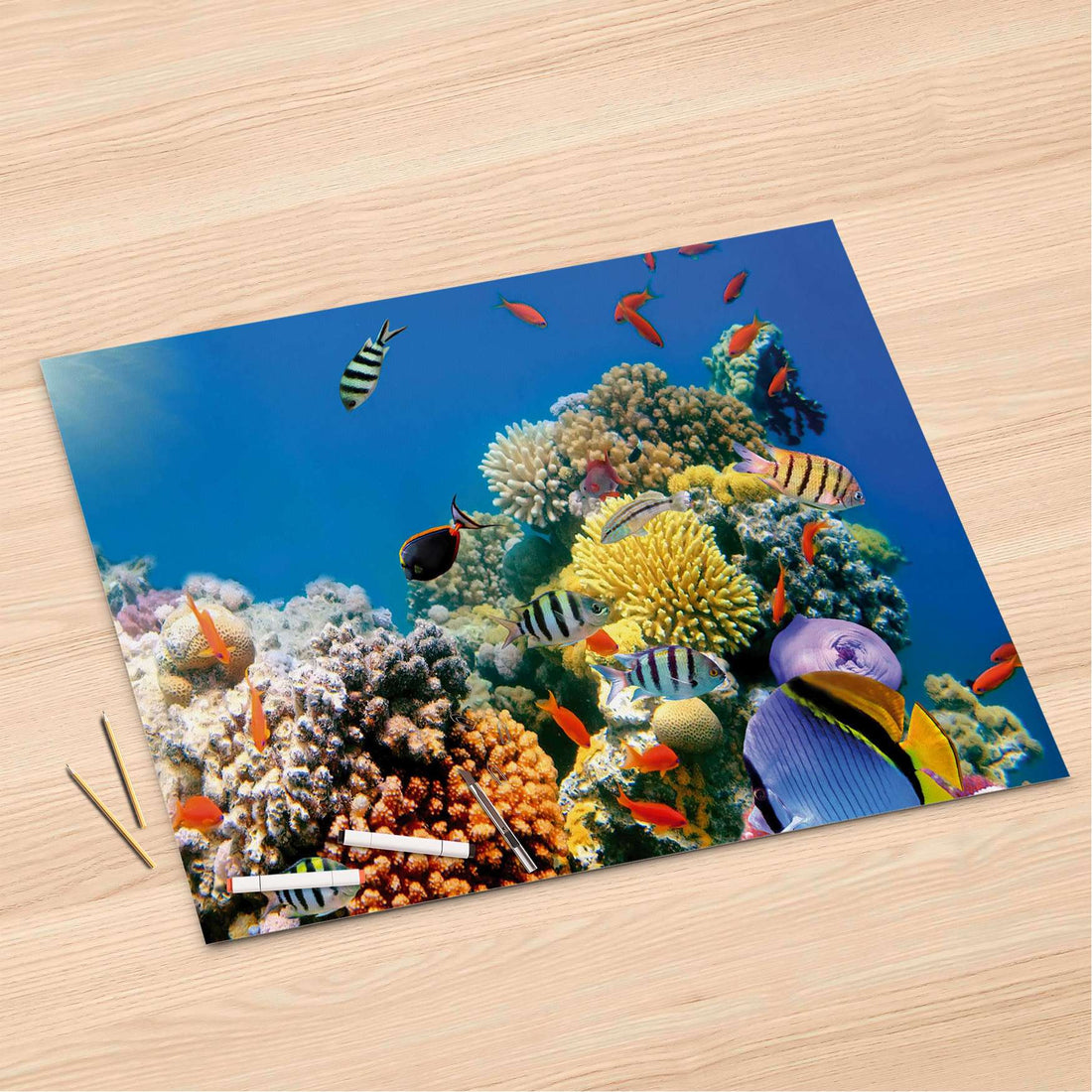 Folienbogen Coral Reef - 120x80 cm