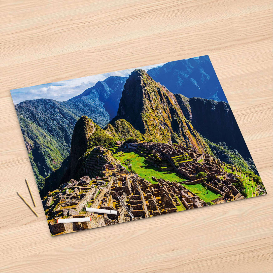 Folienbogen Machu Picchu - 120x80 cm