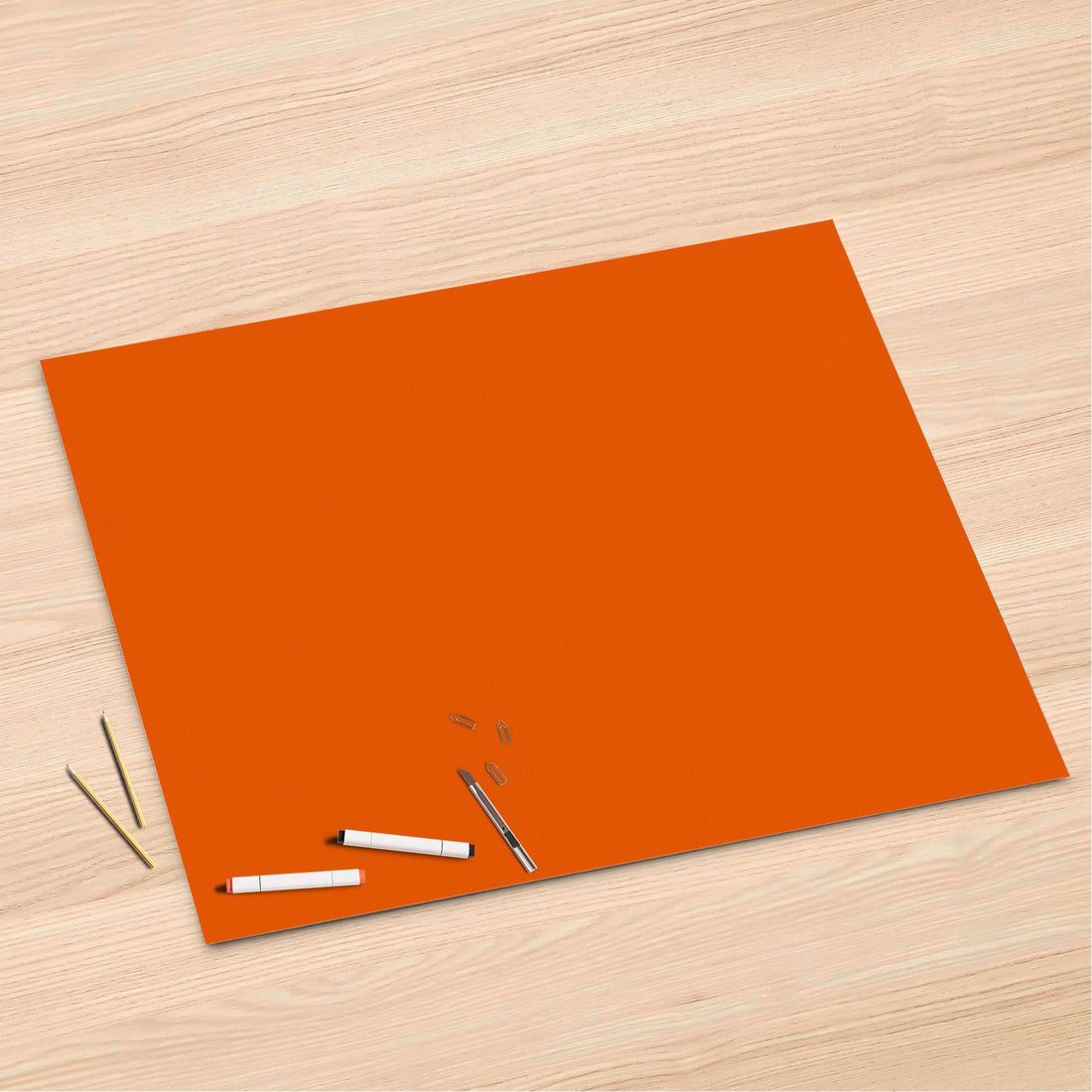 Folienbogen Orange Dark - 120x80 cm