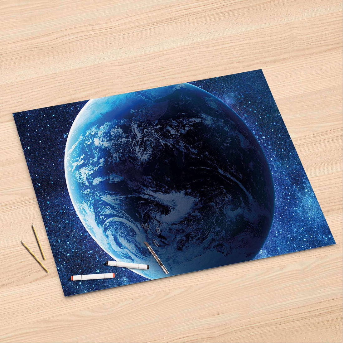 Folienbogen Planet Blue - 120x80 cm