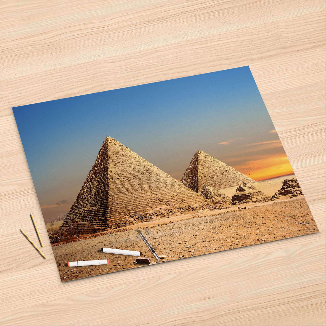 Folienbogen Pyramids - 120x80 cm
