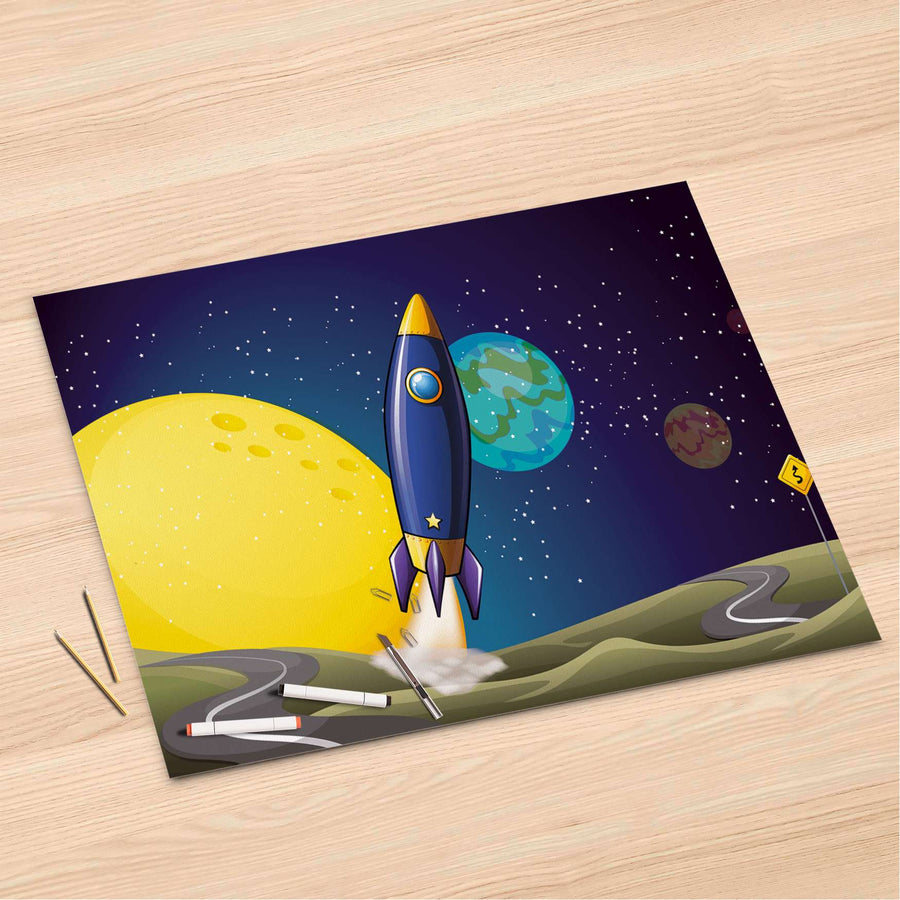 Folienbogen Space Rocket - 120x80 cm