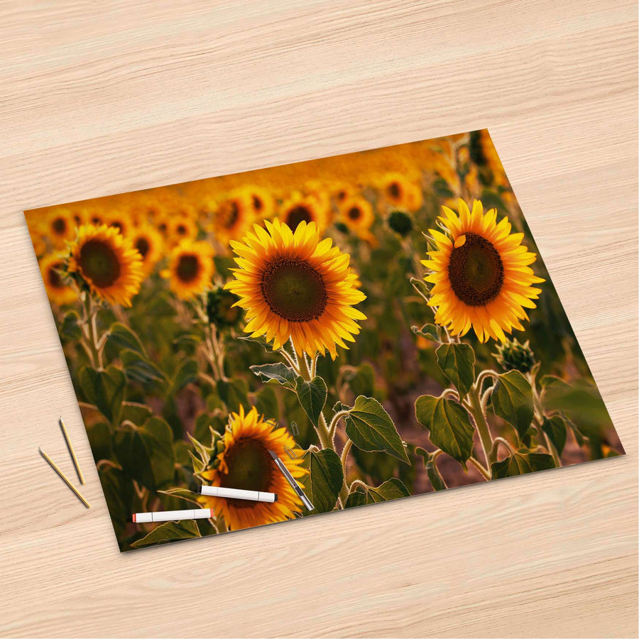 Folienbogen Sunflowers - 120x80 cm