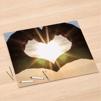 Folienbogen Sunny Heart - 120x80 cm