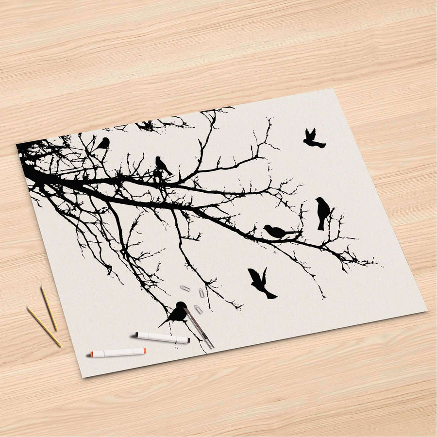 Folienbogen Tree and Birds 1 - 120x80 cm