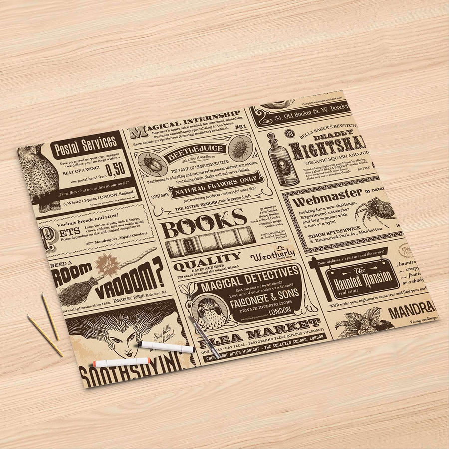 Folienbogen Vintage Newspaper - 120x80 cm