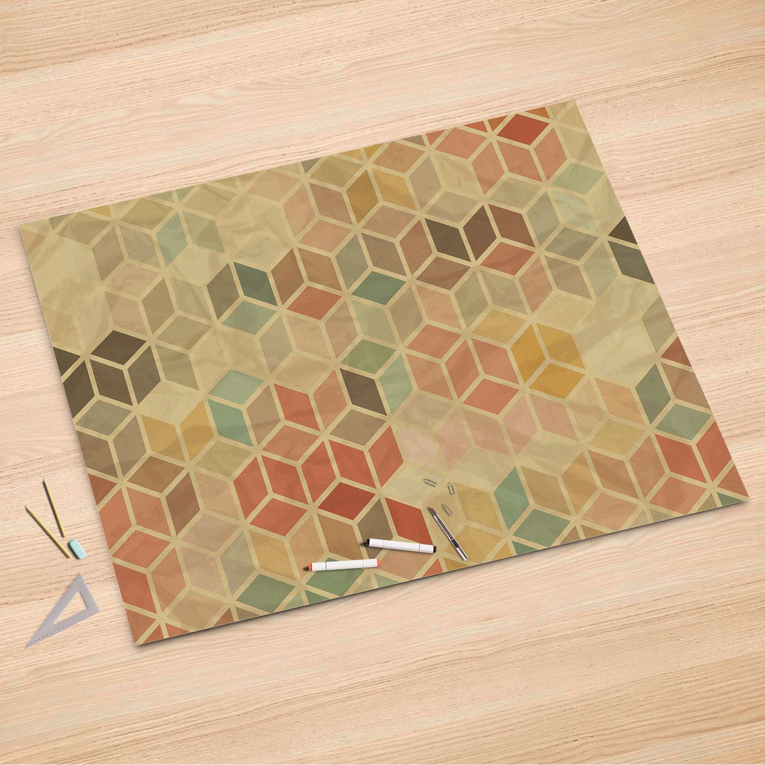 Folienbogen 3D Retro - 150x100 cm
