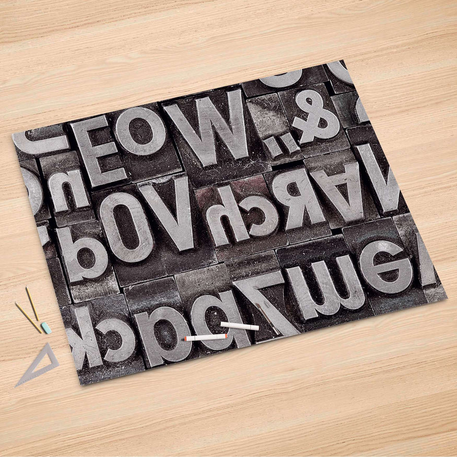 Folienbogen Alphabet - 150x100 cm