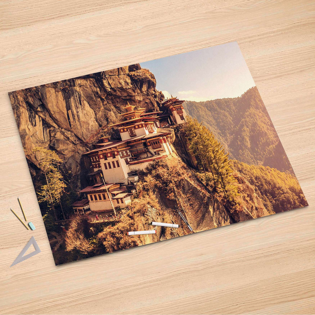 Folienbogen Bhutans Paradise - 150x100 cm