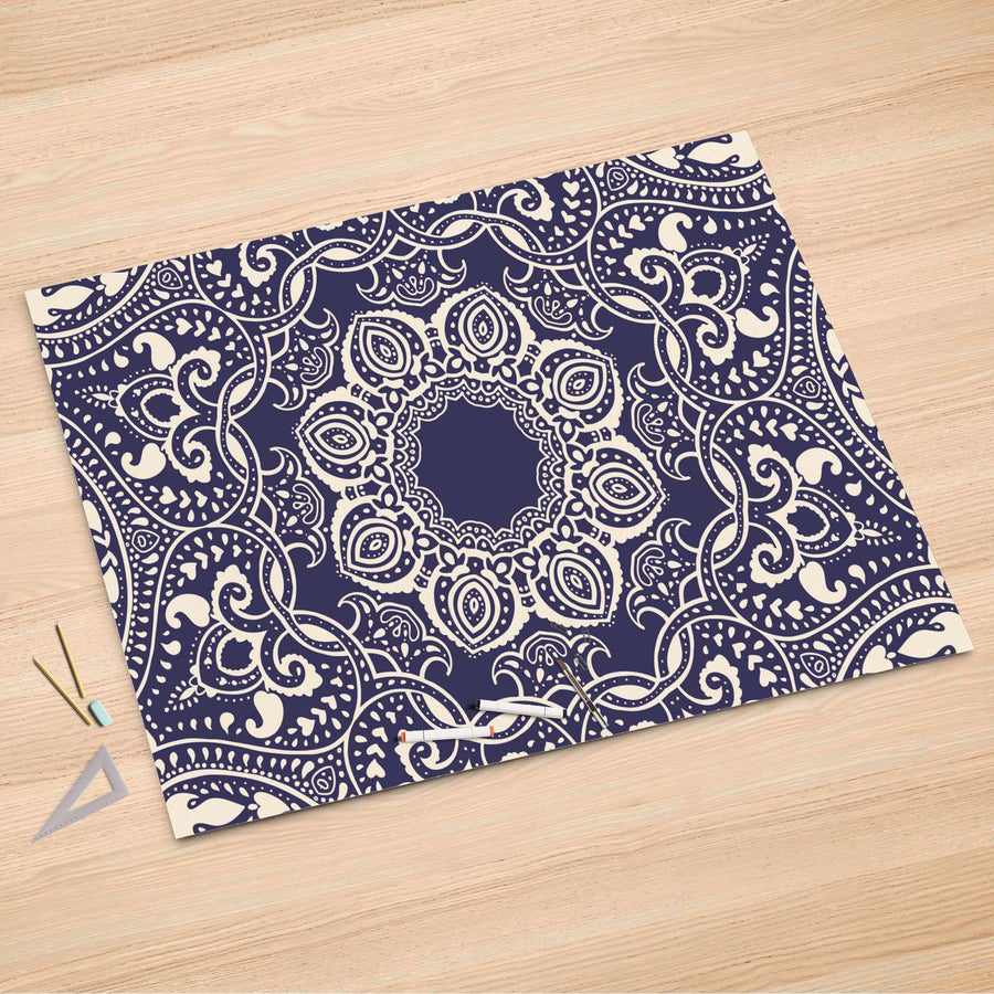 Folienbogen Blue Mandala - 150x100 cm